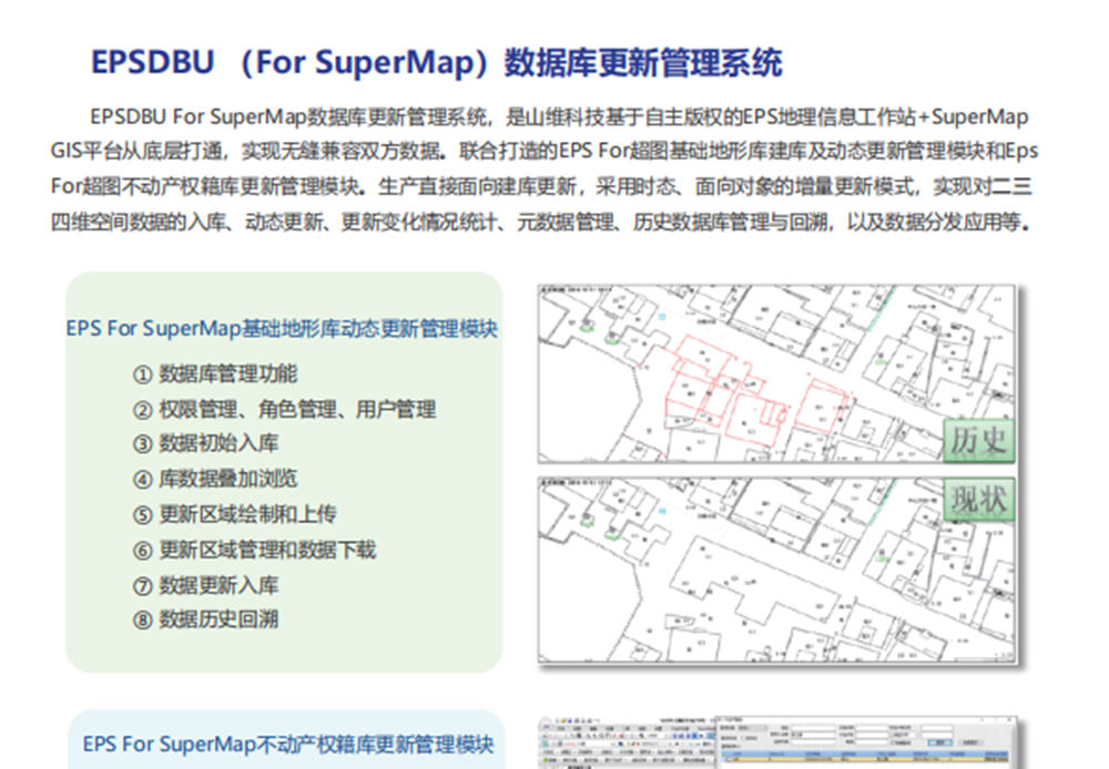 EPSDBU （For SuperMap）数据库更新管理系统